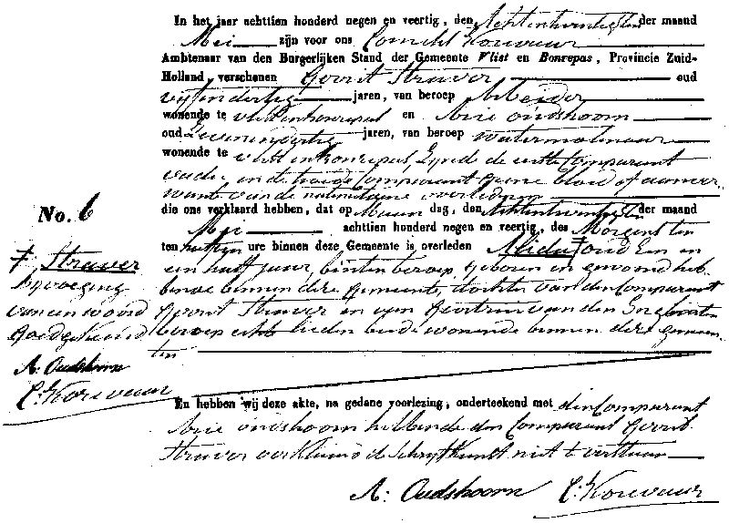 18490528 ovl akte 6 Alida dv G Straver - G vd Ing